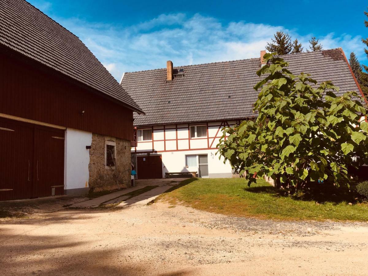 Ferienwohnung „Am Gnaucks Hutberg“ Hohnstein Exterior foto